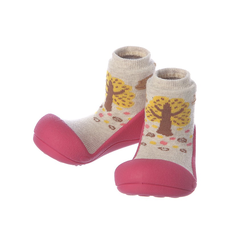 Sepatu Bayi Attipas Baby Shoes Giraffe Fuchsia