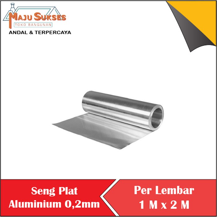SENG PLAT ALUMUNIUM 0,2MM LEMBARAN ALUMiNIUM SHEET SENG PLAT