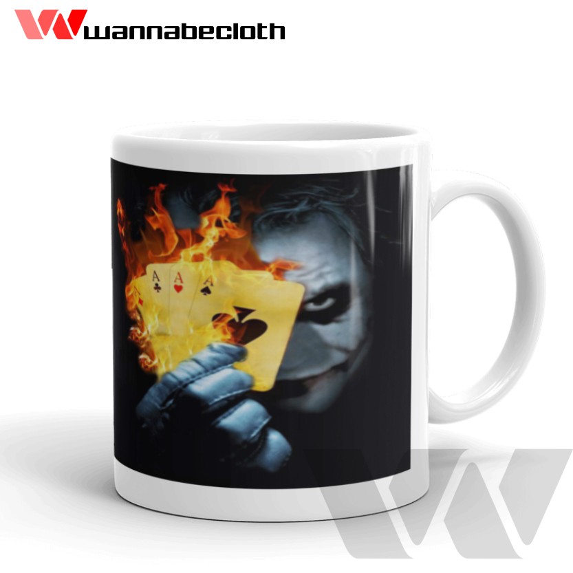 Mug Joker Mug Custom Gelas Custom Mug Unik Souvenir Mug Print Cetak Mug Joker Desain 1