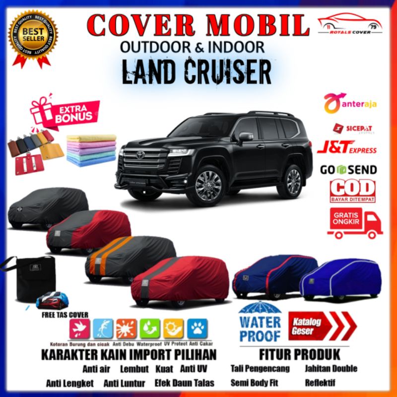 Cover Mobil Land Cruiser / Sarung Toyota Land Cruiser / Selimut Mantel Penutup Pelindung Outdoor