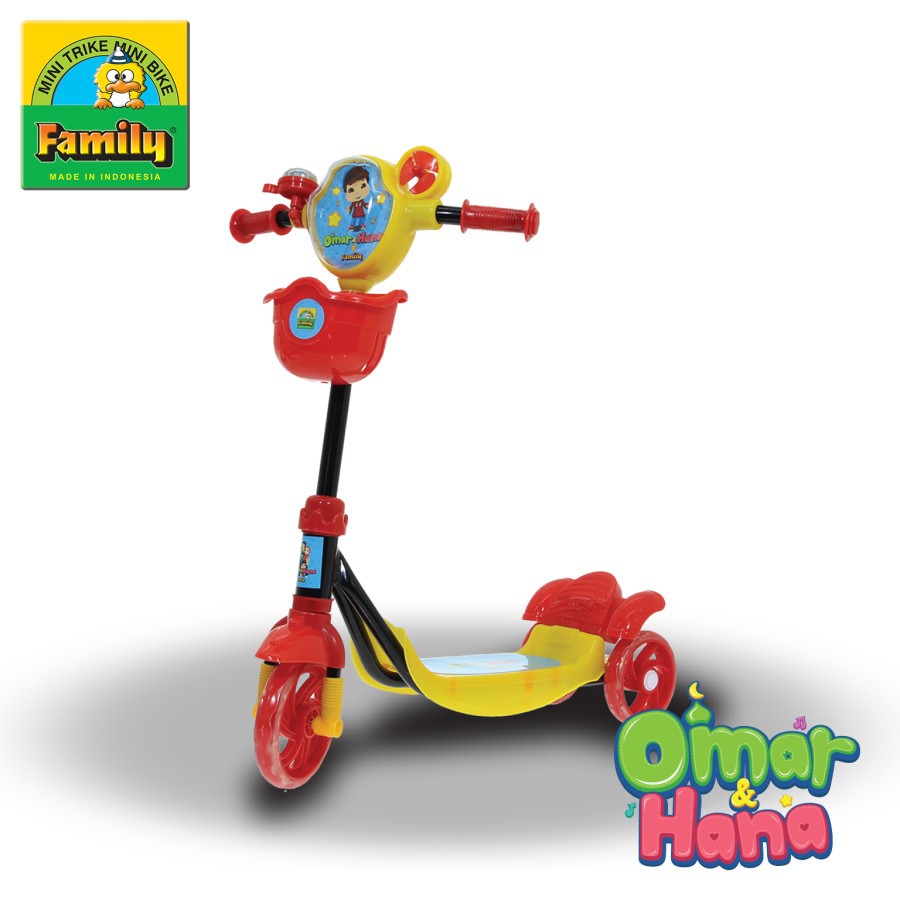 Scooter Otoped Anak Family Edisi Umar dan Hana SC 7804