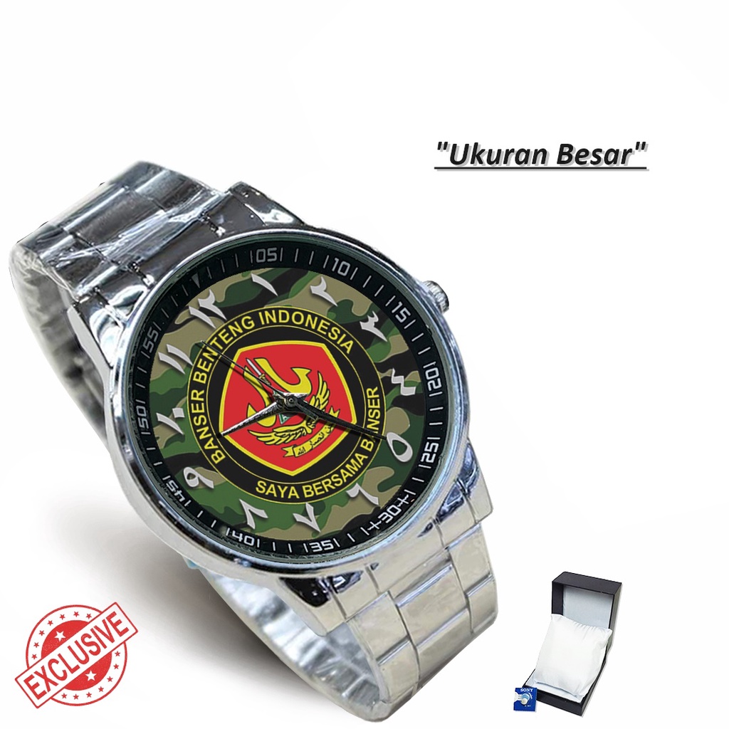 Jam Tangan Rantai Couple BANSER BENTENG INDONESIA - 2 (Awesome)