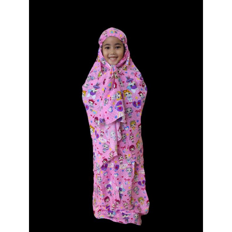 Mukena Anak LOL Katun Rayon Aqilla