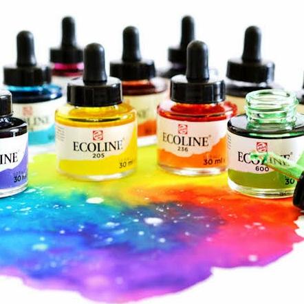 

[[COD]] ROYAL TALENS ECOLINE WATERCOLOR FOUNTAIN PEN REFILL ISI PEN KALIGRAFI BERMUTU Kode 227
