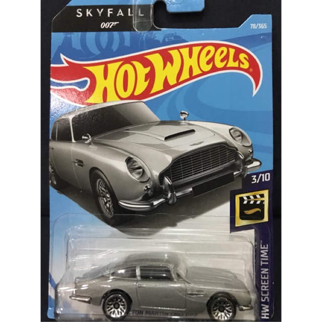 Hot Wheels Basic Lot D 2018 Aston Martin 1963 DB5 HW Screen Time Skyfall