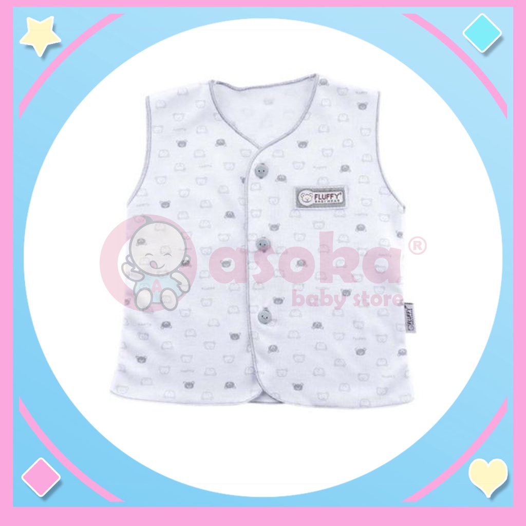 Fluffy Baju Kutung Neci Bkan Abu Newborn ASOKA
