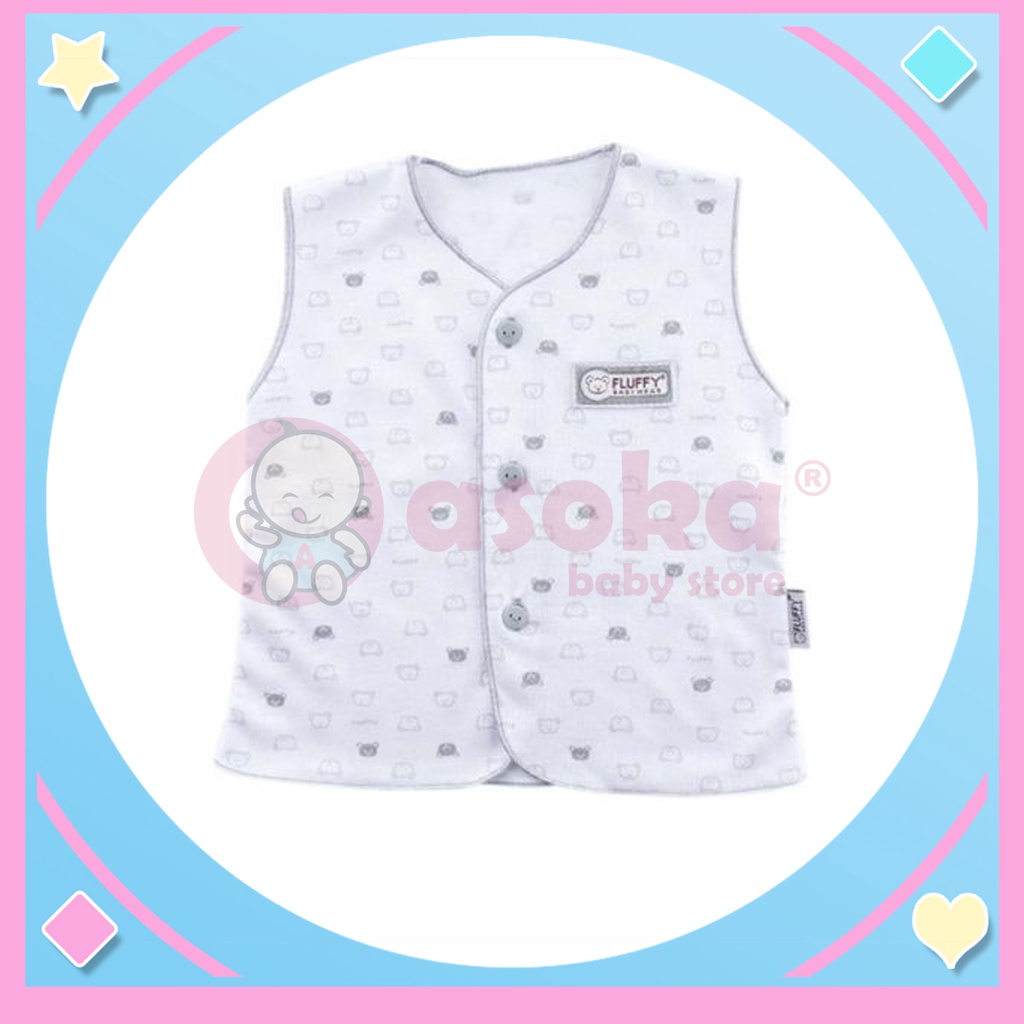 Fluffy Baju Kutung Neci Bkan Abu Newborn ASOKA