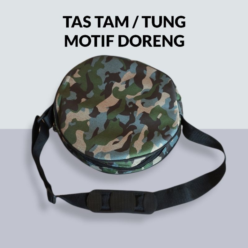 Tas Tam tung Rebana Hadrah motif doreng