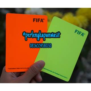 Stiker Kartu Wasit Shopee Indonesia