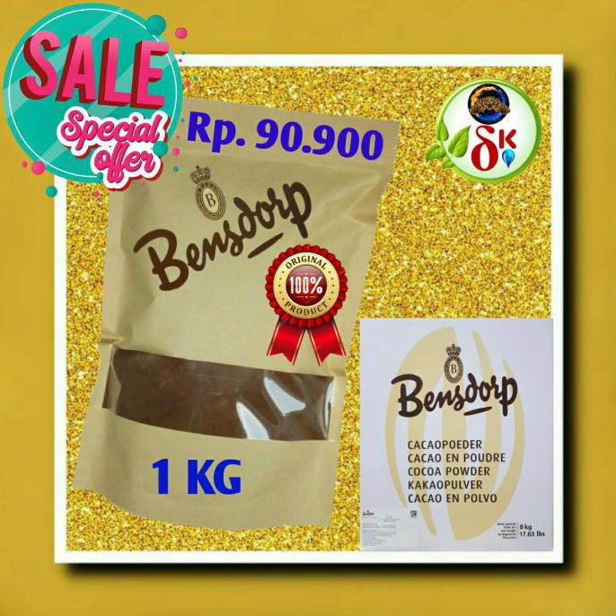 

Big Sale Coklat Bubuk Bensdorp 1kg repack Diskon