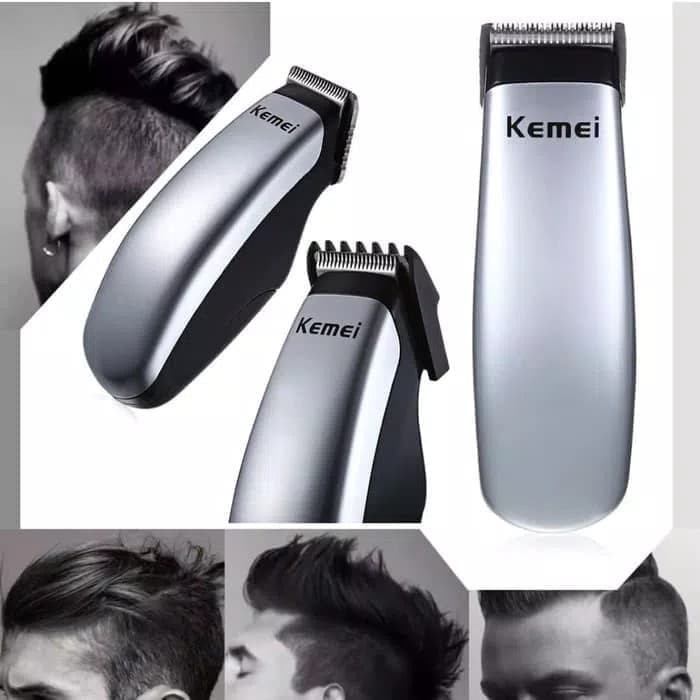 Kemei KM-666 Alat Cukur Portable Electric Hair Trimmer Shaver