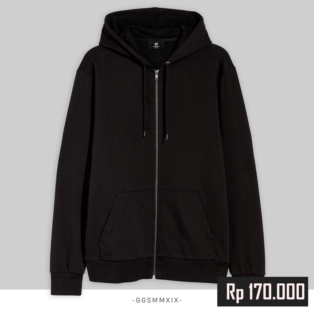 hoodie zipper black