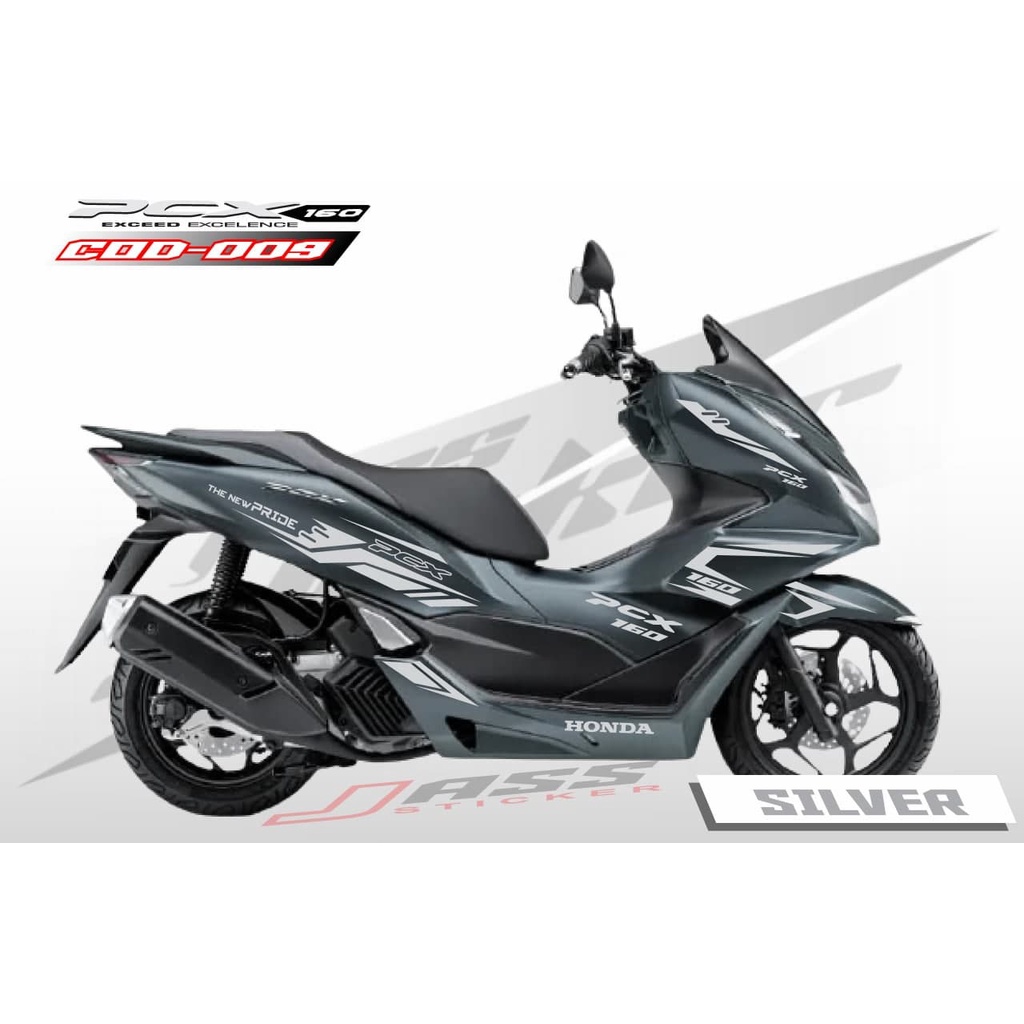(COD) STICKER CUTTING PCX 160 /STIKER STRIPPING PCX 160 /STRIPING VARIASI PCX 160 / AKSESORIS MOTOR 