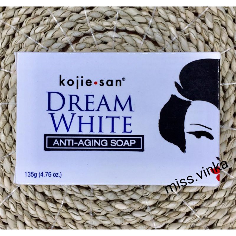 ❤Miss.Vinka❤ ORIGINAL Kojie San Dream White Anti Aging Soap 135gr / Sabun Pemutih / Sabun Anti Aging