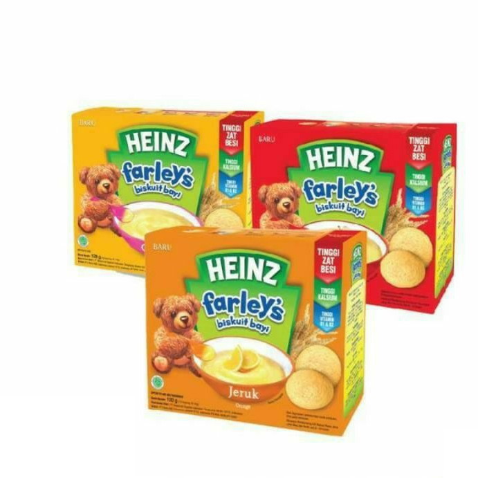 SC03 Heinz Farley's Biskuit Bayi 120gr / Heinz Farley Biskuit