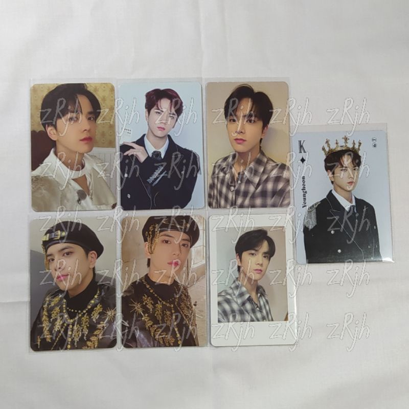PC BENE MD 02 06 KINGDOM TINCASE THEBOYZ YOUNGHOON BBANG NO AIR POLAROID TRADING CARD