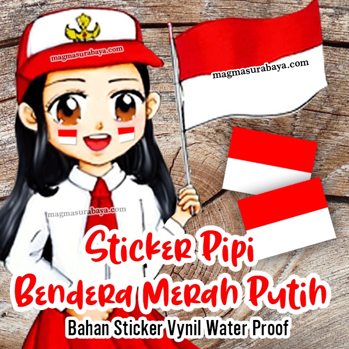 

Stiker Pipi Bendera Merah Putih - Stiker Bendera Indonesia