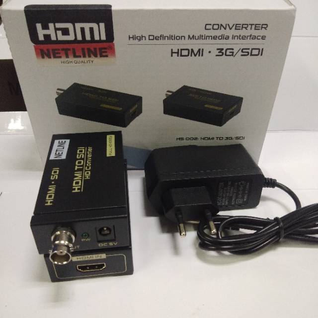 Netline HDMI to SDI Converter Adapter dan SDI TO HDMI