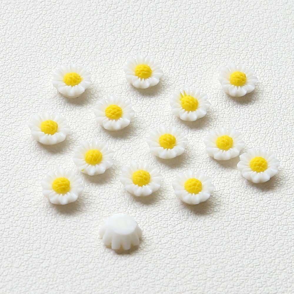 AUGUSTINA Agustinina Bunga Kuku Perhiasan Kawaii Lucu Gaya Jepang Manicure Pearl Bead Flatback DIY Dekorasi Kuku