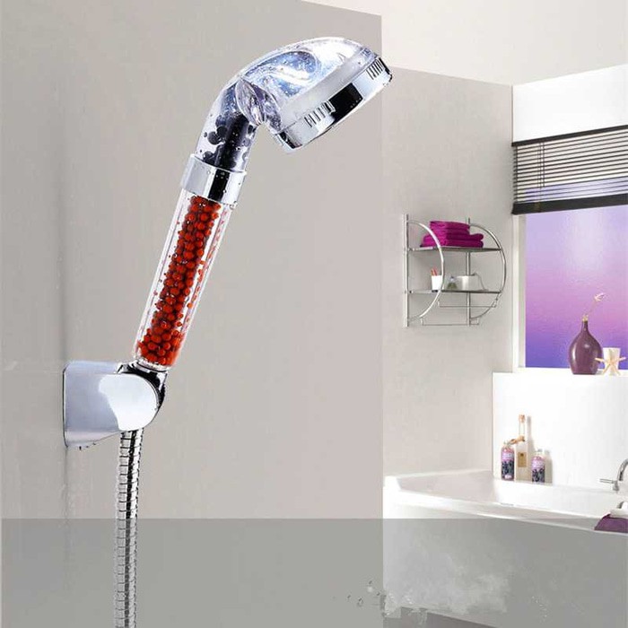 Kepala Shower Filter Aerator 4in1 Mineral Ion Pressure Shower Head SPA  Saringan kotoran Head