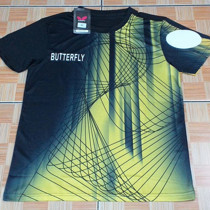 Jersey Baju Olah Raga Tenis Meja Pingpong Butterfly Import