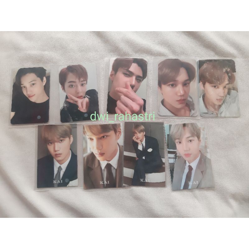 Pc Photocard EXO Official Album Season Greeting Welcome kit Kai Sehun Xiumin