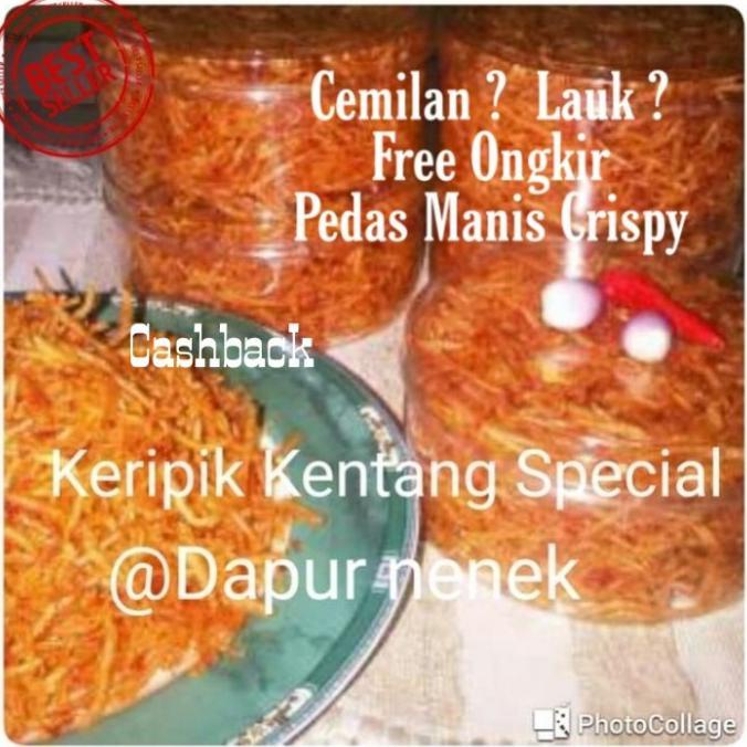 

Cuci Gudang Keripik Kentang Special Pedas Manis & Crispy - Extra Pedas