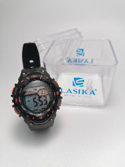 Jam tangan digital remaja Sporty water Resist Lasika 886