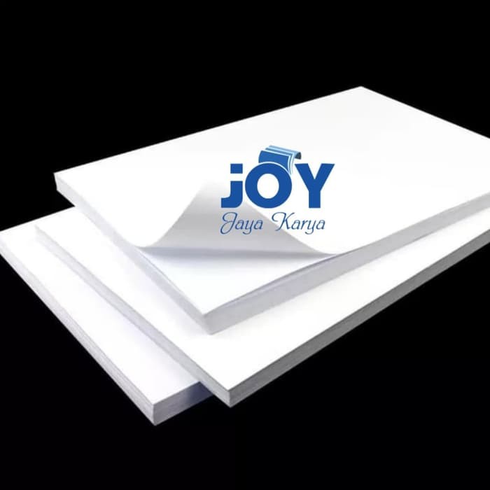 

Promo Kertas HVS Stiker 50 Lembar A4 Doff / Dop Putih High Quality Keren