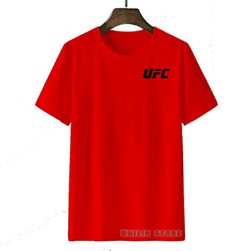 Kaos UFC Pria Wanita Dewasa baju kaos pria wanita dewasa Kaos distro premium kaos lengan pendek UFC pria wanita Unisex  cotton combed