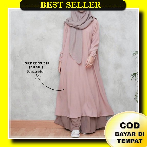 Gamis Abaya Turkey Turky Turki Wanita / Gamis Abaya Arab Terbaru 2022 Bahan Jet Black Premium Adem G