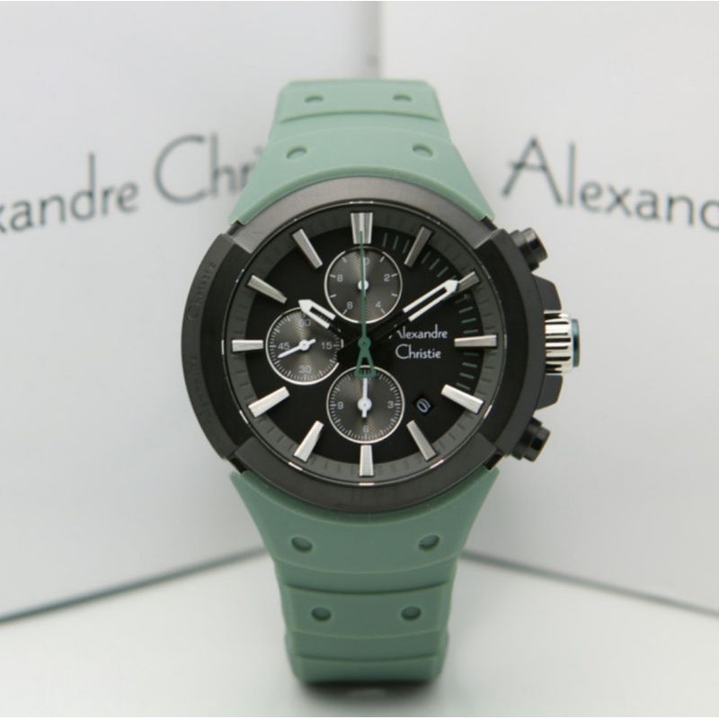 ALEXANDRE CHRISTIE AC 6566 BLACK GREEN AC6566 PRIA ORIGINAL