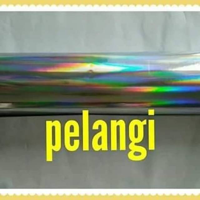 STICKER HOLOGRAM 3D (PELANGI)