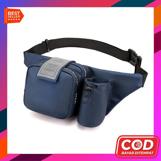 Tas Selempang Pria Import Jinpaidi 5696 Bahan Karet Waterproof Tas Selempang Pria Bahan Waterproof W