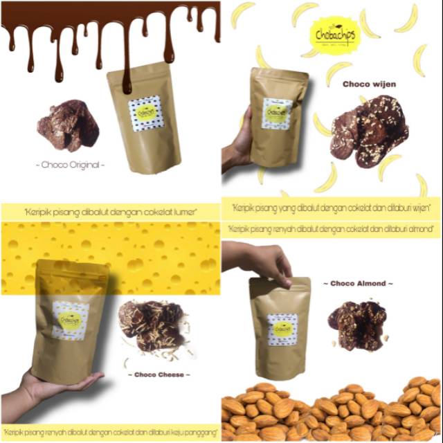 

CHOBACHIPS KERIPIK PISANG COKLAT MELTED ORI