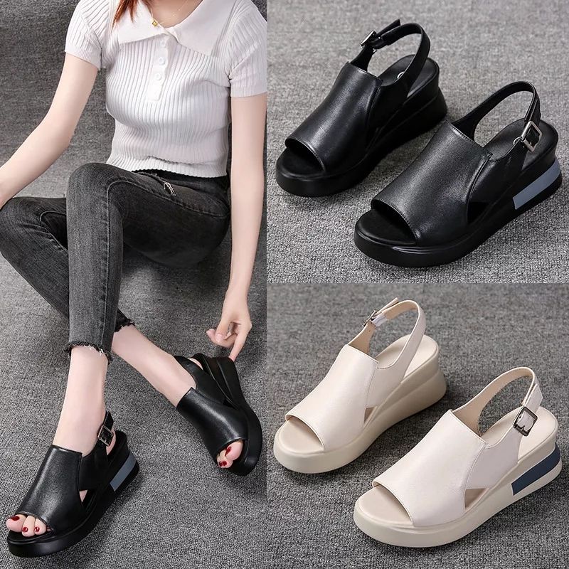 DS Sandal Wedges Wanita Korea Bianca/Diva NR81