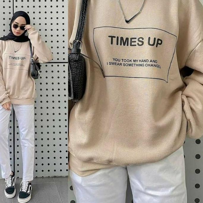 ➱ OVERSIZE TIMES UP SWEATER | SWEATER TIMES UP ♗