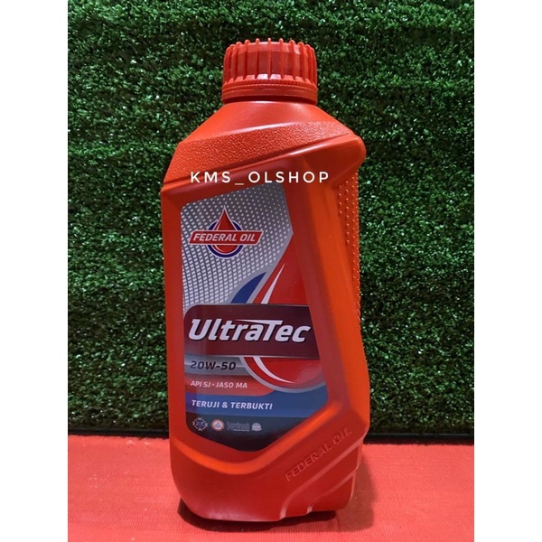 Oli Federal Ultratec 4T 20W-50 1000 ml Oli Mesin Federal Oil 1 Liter Original