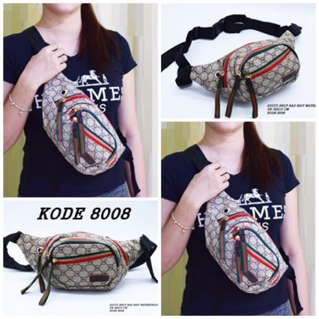 TERMURAH Waist Bag / Sling Bag G/C & Belt Bag Premium Tas Pinggang Wanita Import Serbaguna