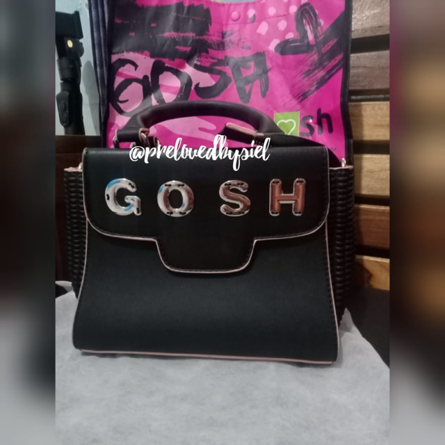 Preloved tas gosh art 222 hitam best seller