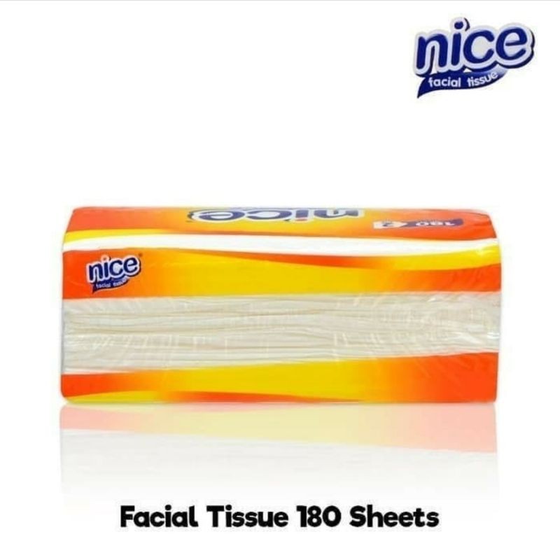 1 KG muat 7 PCS | NICE facial tissue soft pack / tissue kering nice 180 sheet-2