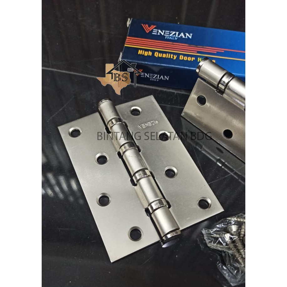 ENGSEL JENDELA ENGSEL PINTU DOOR HINGE STAINLESS 4INCH VENEZIAN