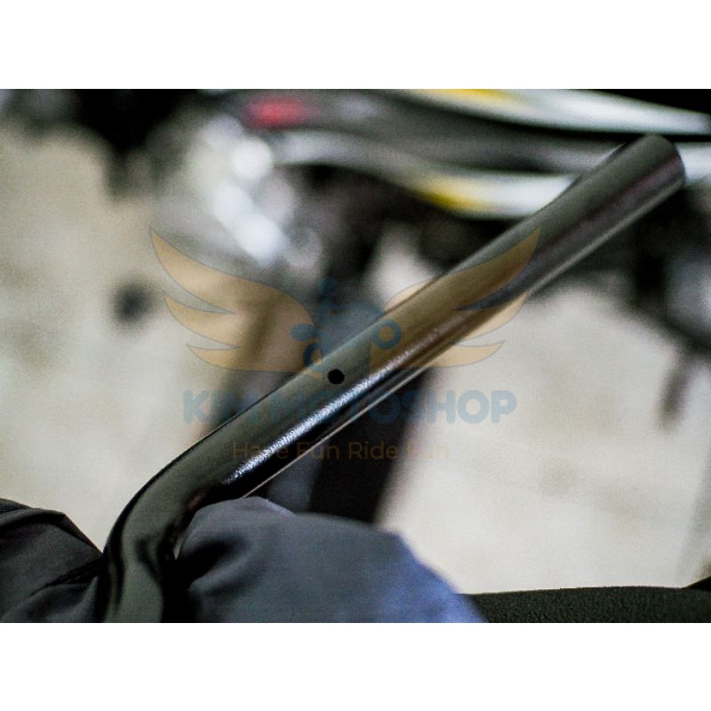 KIM - Stang Stir CB150R Shj Set Handgrip Kaze Jalu Besi atau Original Honda