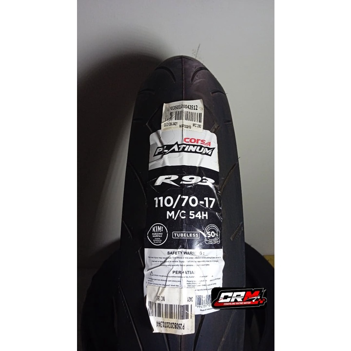 Ban Corsa Platinum R93 160/60-17 TUBELESS