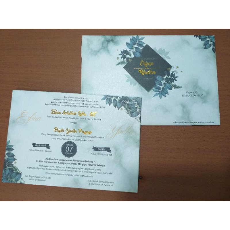 undangan Single Hard Cover