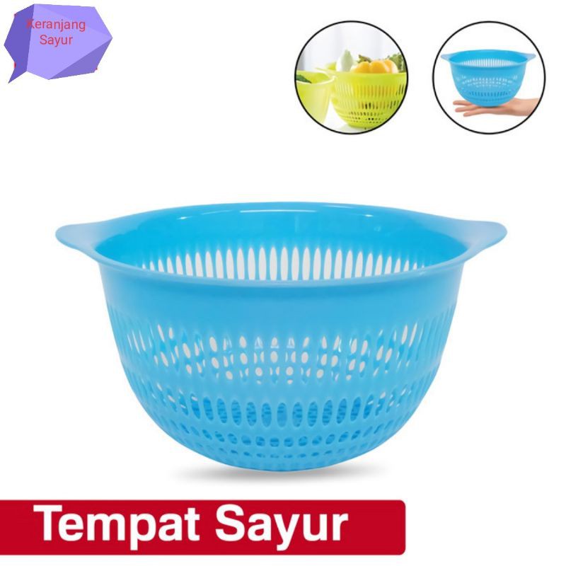 Wakul/keranjang Buah/Wadah Sayur/Wakul Plastik Diameter 25 Cm