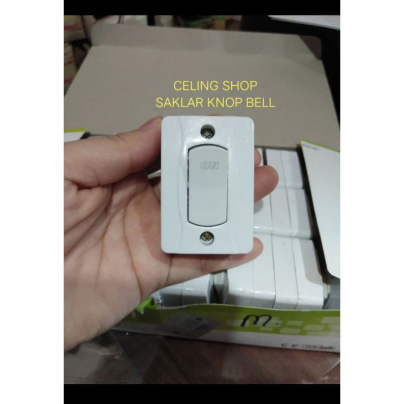saklar KNOP BELL listrik pencetan tombol bel