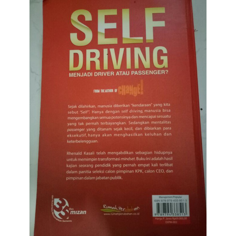 buku SELF DRIVING