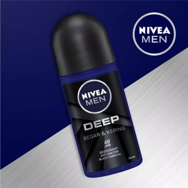 NIVEA MEN DEODORANT DEEP ROLL ON - SEGAR &amp; KERING