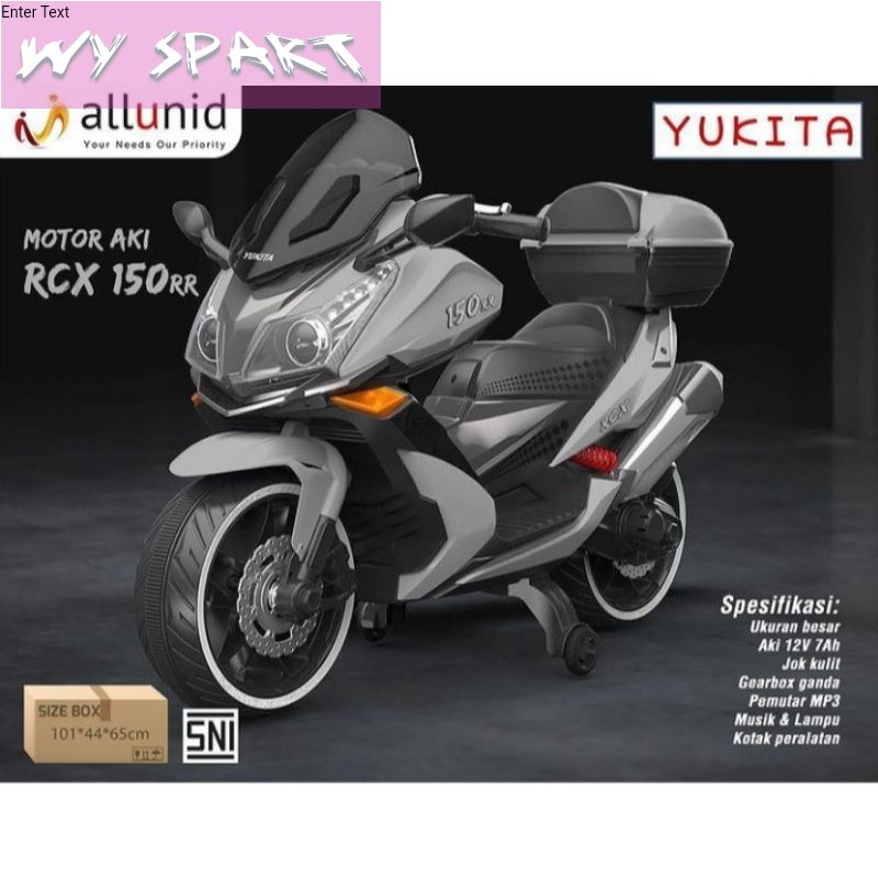 MOTOR AKI MAINAN ANAK YUKITA 550 RCX 150RR